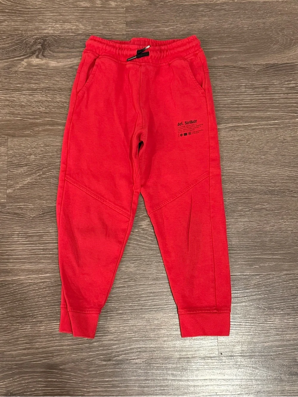 Zara Kids Red Jogger Sweatpants